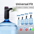 thumbnail image 3 of Dispensador de agua para botella de 5 galones, bomba de agua potable cuantitativa DIY, luz de alimentación, bomba de botella eléctrica de carga USB portátil, 3 of 5