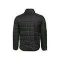 thumbnail image 2 of Abrigo de invierno acolchado para hombre, de manga larga, cuello alto, chaqueta con cremallera completa, abrigo cálido y resistente al viento, 2 of 6