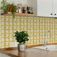 thumbnail image 3 of Mi Alma Yellow Triangular Peel & Stick Tiles - Vinyl Backsplash 8x8, 3 of 16
