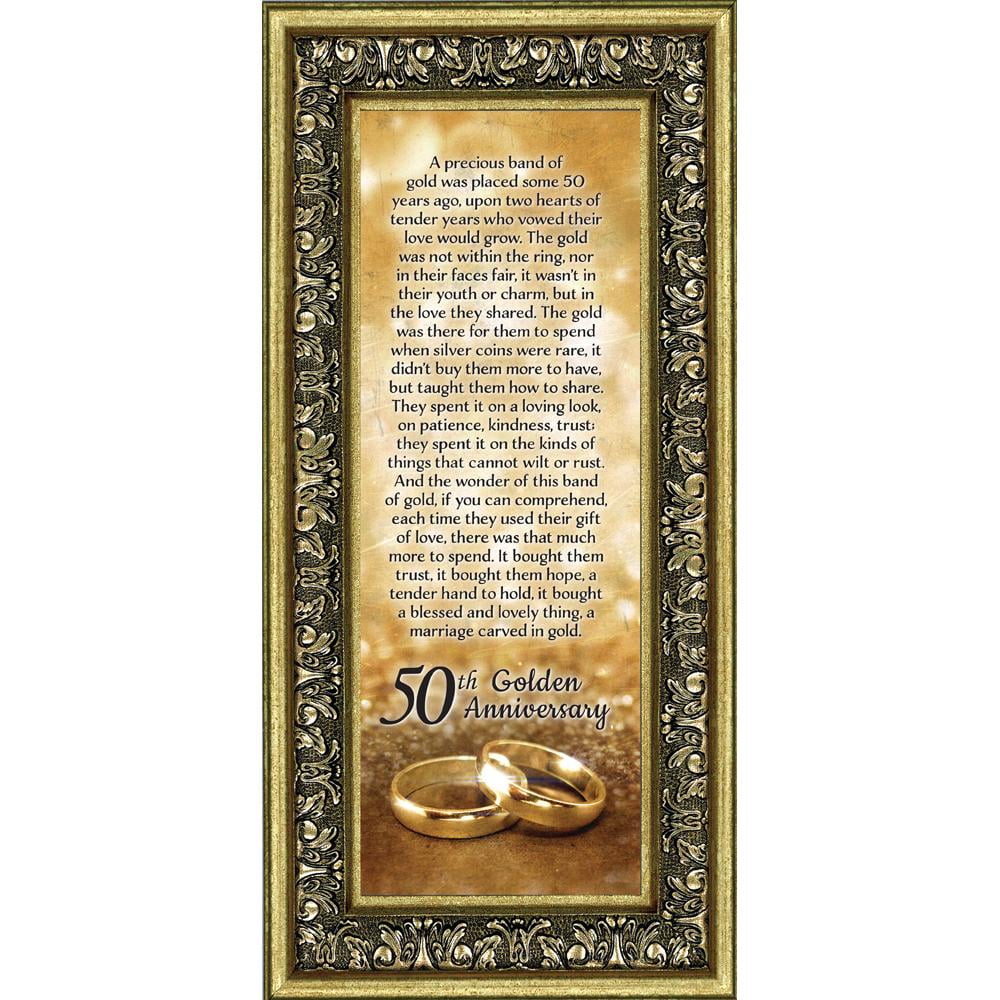Bands of Gold, Personalized 50th Wedding Anniversary Gift