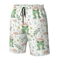 thumbnail image 4 of Balery Frog and Mushrooms Traje de Baño Estilo Hawaiano para Hombre, Shorts de Secado Rápido con Bolsillos-3X-Large, 4 of 6