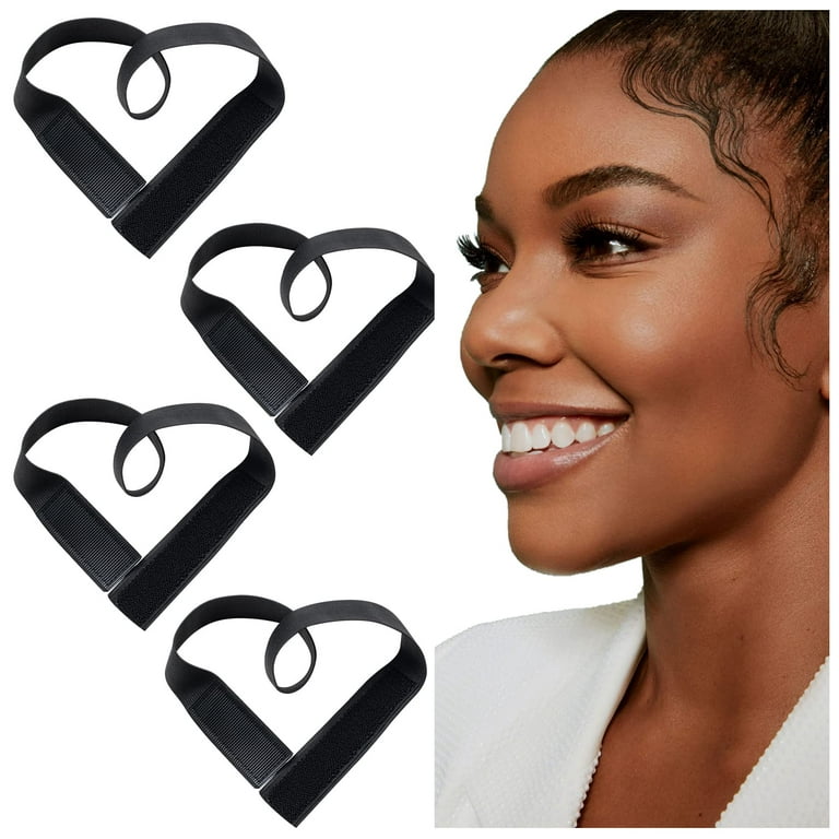 Lace Melting Headband for Wig Edge: 4-PCS Black Wigs Bands for Lace Frontal  Melt - Edge Wrap to Lay Edges