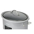 thumbnail image 2 of Betty Crocker 6-Quart Oval Digital Slow Cooker, Programmable Crock Pot Up to 20 Hours, Electric Cooking Pot with LCD Digital Display, Removable Stoneware Crock Liner, Betty Crocker Cookbook,Silver, 2 of 5