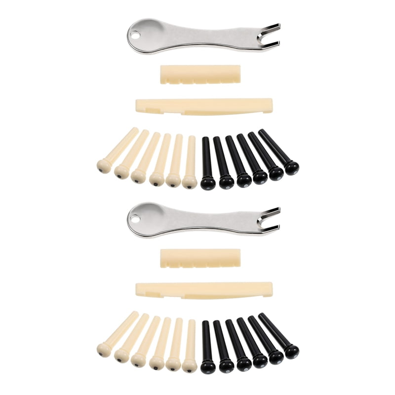 2X Acoustic Guitar Bridge Pins Puller Pulling Remover Extractor Tool