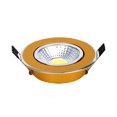thumbnail image 1 of Bearachild Cocina Sala de estar 3W Alto brillo Techo Downlight Oficina Bar Foco de aluminio montado empotrado ajustable Iluminación y accesorios Oro, 1 of 6