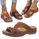 thumbnail image 5 of Verano Zapatos Suela Gruesa Plataforma Sandalias Cuña Cómodo Dedo Abierto Con Soporte para El Mujeres, 5 of 8