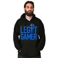 thumbnail image 4 of Legit Gamer Video Games Nerdy Geeky Hoodie Hooded Sweatshirt Men Brisco Brands M, 4 of 6