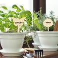 thumbnail image 2 of Gymnture 30pcs Wooden Plant Labels Flower Bed Inserts Plants Flowers Labels Garden Supplies, 2 of 10