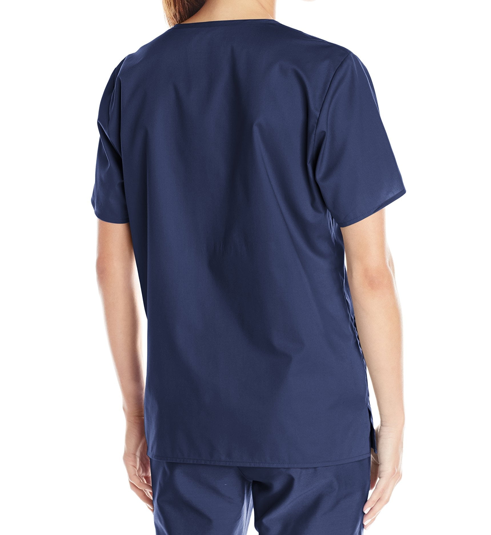 WonderWORK Women's V-Neck Solid Scrub Top - Walmart.com