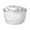 White, variant on Nmdmisc Salad Spinner Large Salad bowl with Lid, One-handed Easy Press Kitchen Gadgets, Lettuce Spinner Drainer Mixer for Salad Greens, Vegetables, Fruits, Herbs, Berries