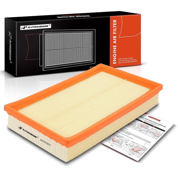 A-Premium Engine Air Filter Compatible with Jaguar XJ8, XJR, Vanden Plas 1998-2003, XK8 1997-2006, XKR 2000-2006