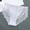White, variant on Avrnliq Womens High Waisted Lace Underwear Seamless No Show Soft Stretch Breathable Comfort Briefs, Black,Size L
