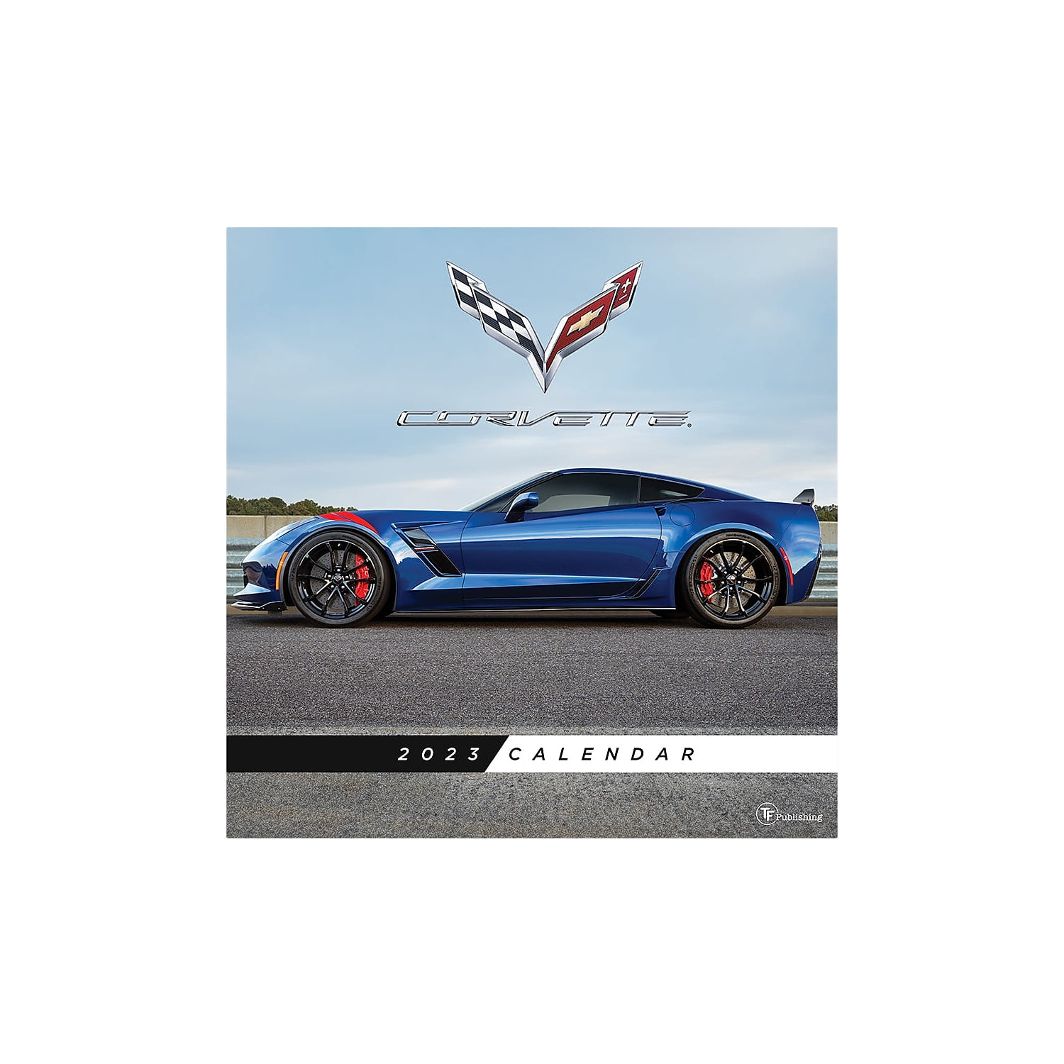 2023 TF Publishing Corvette 12'' x 12'' Monthly Wall Calendar (WAL-23-1021)