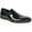 black patent, variant on VANGELO Men Dress Shoe VALLO-3 Loafer Slip On Formal Tuxedo for Prom Wedding Plain Square Toe Ortholite Insole Black Patent Blank Matte