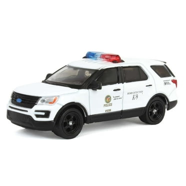 2017 Ford Police Interceptor Utility "LAPD Bomb Detection K-9 Unit" White "Hobby Exclusive" 1/64 Diecast Model Car by Greenlight