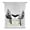 Gray, variant on Black Mist Forest Tie Up Curtains for Windows, Adjustable Rod Pocket Valance Shade, Retro Country Watercolor Tree Scenery Light Filtering Window Treatment for Kitchen Bedroom Living Room 42"x 54"