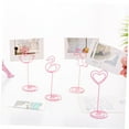 thumbnail image 2 of Pretyzoom 5Pcs Black Metal Flamingo Table Number Holders and Name Card Clips for Wedding, 2 of 8