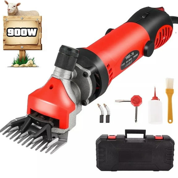 Spalivivre 900W Electric Sheep Shears, 6-Speed Professional Grooming Clippers for Thick Hair Animals, Cats, Dogs, Pets