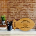 thumbnail image 2 of Designs ByLITA Perfectly Sea-soned 14 x 8.5" Fish Shape Cutting Board | Kitchen Chopping Board, 2 of 6