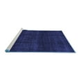 thumbnail image 2 of Ahgly Company Machine Washable Indoor Rectangle Abstract Blue Modern Area Rugs, 7' x 9', 2 of 4