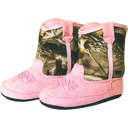 Team Realtree Baby Cowboy Boots, Pink