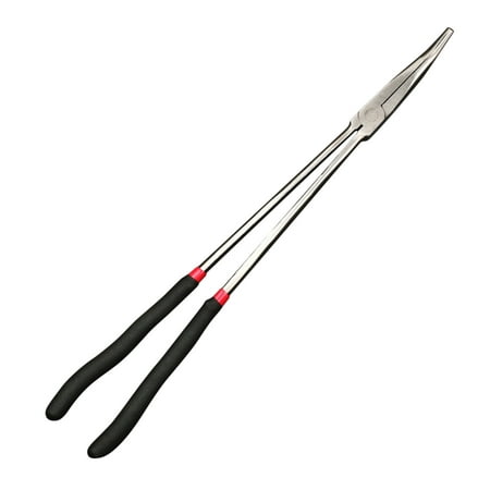 

Long Reach Pliers - Carbon Steel Pointed Nose Pliers with Multi-joint | Multifunctional Repair Tools for Industry | 11in/16in