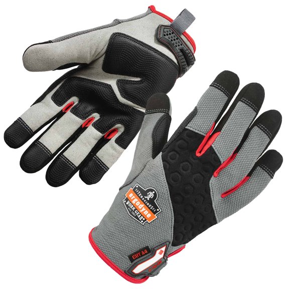 Ergodyne ProFlexÂ® 710CR Heavy-Duty   Cut Resistance Gloves, Gray, L