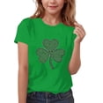 thumbnail image 1 of Chandail à Manches Courtes pour Garçons, Imprimé de la Saint-Patrick, T-Shirt Décontracté à Col Rond, Haut à Manches Courtes, 95 % Polyester 5 % Élasthanne, 1 of 6