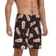 thumbnail image 2 of Fotbe Popcorn Pantalones Cortos de Pijama para Hombre, Ropa de Dormir, Pantalones de Pijama Cortos para Hombre-Medium, 2 of 6