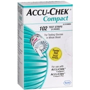 Accu-Chek CompactPlus Blood Glucose Test strips 102 ct