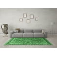 thumbnail image 3 of Ahgly Company Indoor Square Persian Emerald Green Traditional Area Rugs, 7' Square, 3 of 4