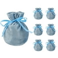 thumbnail image 1 of TOPTIE 20 PCS Round Bottom Drawstring Bags Wedding Favor Bags Velvet Jewelry Gift Pouches Bags, 1 of 6