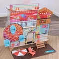 thumbnail image 5 of KidKraft Ferris Wheel Fun Beach House Wooden 360-Play Dollhouse with 19 Play Pieces, 5 of 10