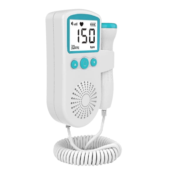 Detector Doppler Fetal Sonda de frecuencia cardíaca para bebé Monitor Prenatal Detector ultrasónico de latidos cardíacos