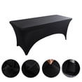 thumbnail image 3 of Trade Show Fairs Table Cloths Stretch Fabric for a Perfect Fit Every Time White, 3 of 6