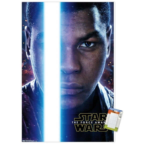 Star Wars: The Force Awakens - Finn Portrait Wall Poster, 14.725" x 22.375"