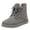 Grey, variant on Boots for Women Mini Ankle Winter Snow Boots Suede Lace up Warm Womens Short Booties