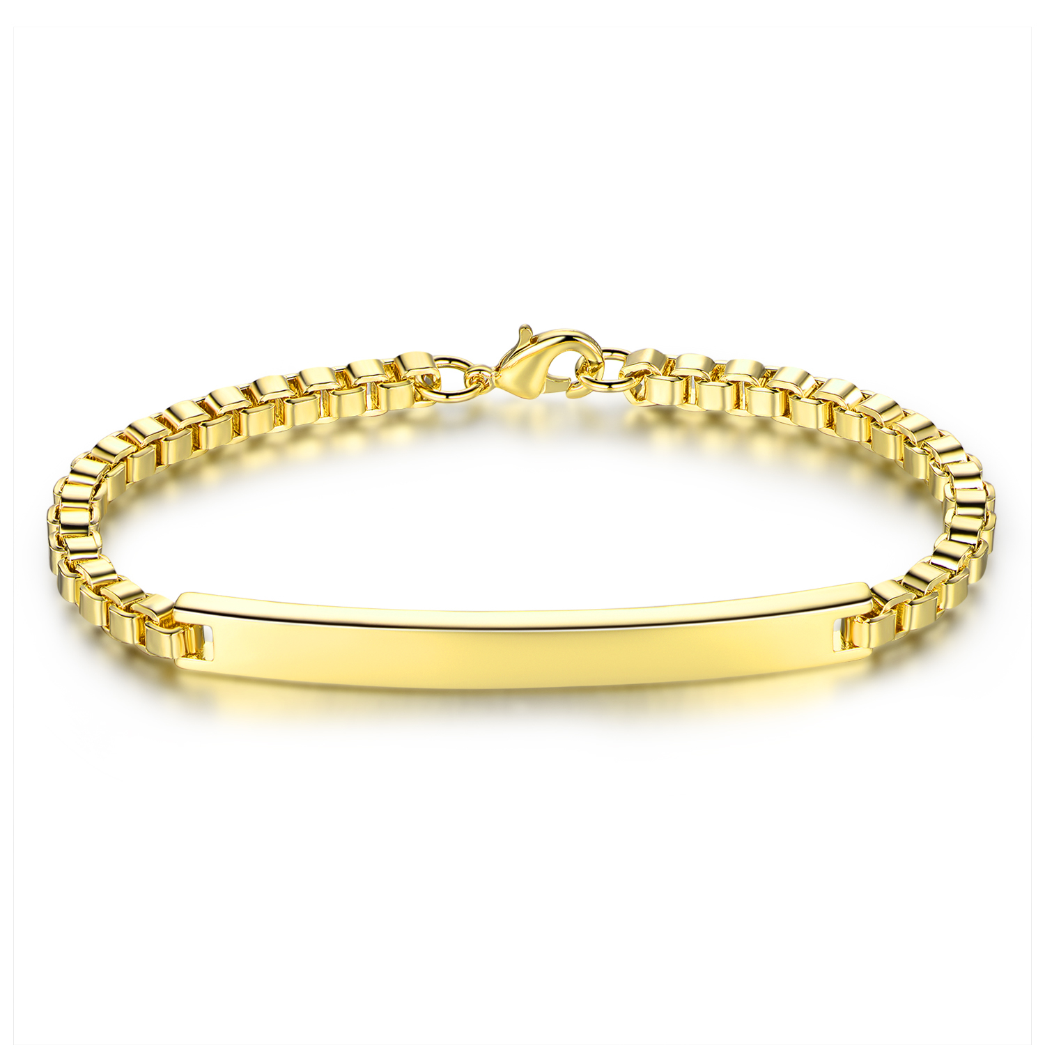 Gold id bracelet Clearance