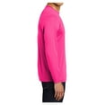 thumbnail image 3 of Mens Long Sleeve PosiCharge Competitor Polyester Tee Shirt Neon Pink S, 3 of 8