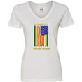 thumbnail image 3 of Inktastic My Grandpa is a Vietnam Veteran Women's V-Neck T-Shirt, 3 of 5