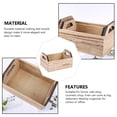 thumbnail image 2 of Weiweiguan Sorting Box Storage Basket Wooden Sundries Storage Box Table Storage Box, 2 of 6