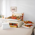 thumbnail image 6 of jejeloiu Rustic Pumpkin 7-Piece Twin Bedding Sets,Autumn Maples Leaves Bedding Comforter Set,Hello Fall Sheet Sets For Adult,Super Cozy Room Decor Reversible, 6 of 8