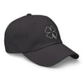 thumbnail image 2 of Irish Shamrock Hat, Dad Hat, Irish American Hat, 4 Leaf Clover Embroidered Hat, St. Patrick's Day Hat, Lucky Shamrock Hat, Lucky Hat (Dark Grey), 2 of 3