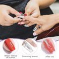 thumbnail image 4 of Nail Remover Foil Wraps for Acrylic, UV, Gel Polish Soak-off Removal with Pre-attached Lint Free Pad, Pack of 100 Wraps Nail Polish Wraps Removal Tool by GIXUSIL, 4 of 7