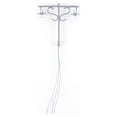 thumbnail image 1 of Model Layout Lights Double-Heads Outdoor Garden Lamps Scale Mini Miniature Lamppost Yards Table Train Street Decorations Gray（1:150）（Warm）, 1 of 9
