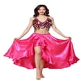 thumbnail image 2 of Traje de danza del vientre Nuevo traje de escenario Conjunto de traje de actuación de danza india, 2 of 4