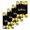Yellow Black, variant on Yellow Lemons Kitchen Dish Towels for Drying Dishes Set of 3, Summer Fruits Leaves Botanical Buffalo Plaid Waffle Weave Microfiber Hand Tea Bathroom Towels Quick Dry & Absorbent Towel 12x12