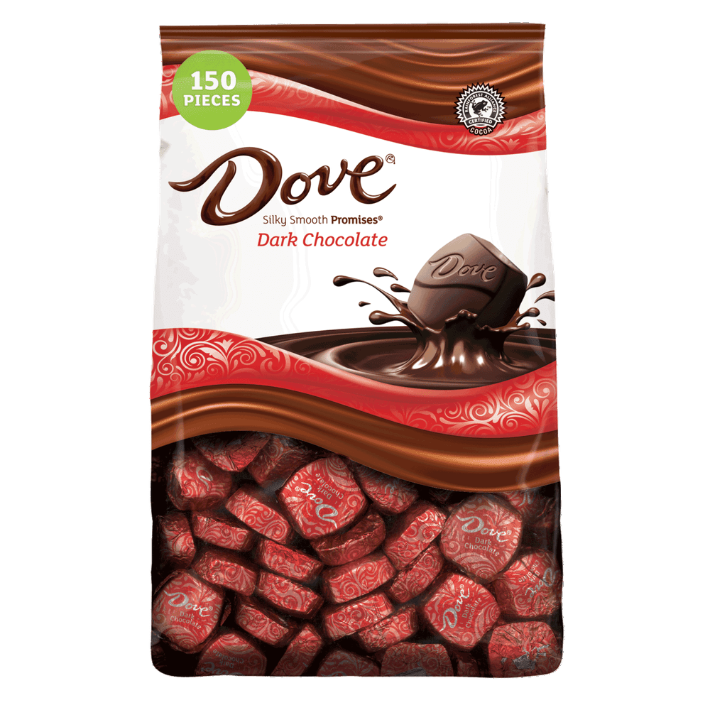 DOVE PROMISES Dark Chocolate Candy 43.07 Ounce 150Piece Bag Walmart