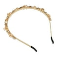 thumbnail image 6 of Unique Bargains 1Pc Bling Rhinestone Headband Unspecified Shapes Champagne Rhinestone Headband for Women 4.92"x0.59", 6 of 7