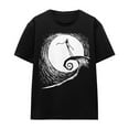 thumbnail image 1 of The Nightmare Before Christmas  Adult Jack Moon Silhouette T-Shirt, 1 of 6
